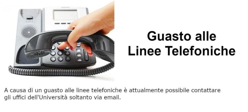 Guasto linee telefoniche